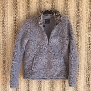 XS, Abercrombie & Fitch, Hoodie/Sweater, Grey, Lilac